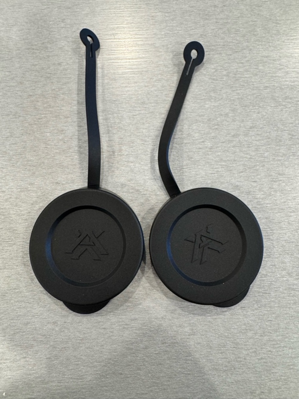 Vortex Black Silicone Lens Caps with Strap - Pair